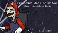 game:super_mario_64 mario streamer:joel vinesauce_animated wheelchair // 1920x1080 // 1.1MB