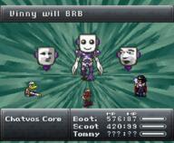 animated artist:ClumsyDemiurge brb chat game:chrono_trigger kappa pixel_art pogchamp scoot streamer:vinny tommy_wiseau // 1024x844 // 2.8MB