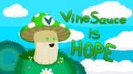 Vinesauce_is_Hope_2017 artist:Roblins brb game:babee_game i_did_this_with_a_mouse_and_my_hand_hurts pixel_art streamer:vinny vineshroom // 1920x1080 // 35.2KB