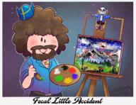 artist:KasketKat artist:joel bob_ross fren mario_paint streamer:joel // 700x538 // 807.5KB