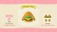 artist:SleepySeaLily burger custom_design_(ACNH) game:animal_crossing_new_horizons streamer:joel streamer:vinny // 1280x720 // 96.6KB