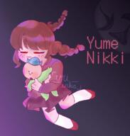 Madotsuki artist:Umi_Inka fren game:yume_nikki streamer:joel // 684x718 // 373.1KB