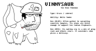 artist:batiro bulbasaur pokemon smoking streamer:vinny // 718x388 // 39.9KB