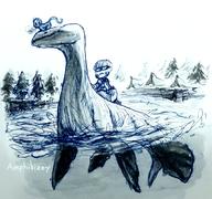 artist:amphibizzy ballpoint copics game:earthbound jeff lake_tess streamer:darren tessie winters // 1065x1001 // 1.4MB