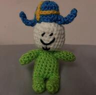 artist:katetowndown crochet fren streamer:joel // 768x759 // 97.7KB