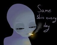 alien artist:livingtar smoking_alien streamer:vinny the_x-files // 2500x2000 // 832.0KB