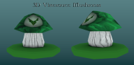 3d_model mushroom streamer:vinny vinesauce vineshroom // 1644x810 // 413.6KB