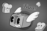 artist:InternetKraken flying_toast flying_toaster game:After_Dark streamer:vinny toast toaster // 1660x1105 // 1.2MB