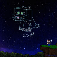 artist:nokturn_ constellation game:minecraft stars streamer:vinny ziggy // 1024x1024 // 1.4MB