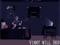 animated artist:peachgels brb guitar red_vox streamer:vinny // 1696x1268 // 1.1MB