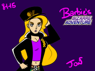 artist:jonbimk21 barbie jojo jotaro streamer:joel vinesauce // 1600x1200 // 363.2KB