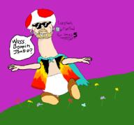 artist:DolanGustan game:Mario_and_Luigi_Superstar_Saga guy_fieri streamer:vinny toad // 816x759 // 2.4MB