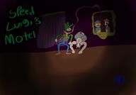 artist:Mirroredwithpuns game:Luigi's_Mansion genario speed_luigi sponge streamer:vinny // 2000x1400 // 240.5KB