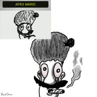 afro game:game_&_wario mario streamer:vinny // 1000x1000 // 227.8KB