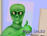 alien artist:samj ayy_lmao bae-lien streamer:vinny // 2048x1565 // 1.6MB