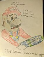 artist:Jack game:Mario_and_Luigi_Superstar_Saga hand_drawn mario streamer:vinny // 1814x2334 // 1.2MB