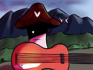 artist:nuclear_shmatt guitar mountains mushroom red_vox streamer:vinny vinesauce vineshroom // 1600x1200 // 947.7KB