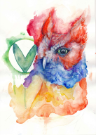 artist:meriec charity_stream streamer:hootey watercolor // 787x1100 // 751.6KB