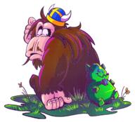 artist:KasketKat game:Donkey_Kong_Bananza monkey_mondays streamer:joel // 700x636 // 659.0KB