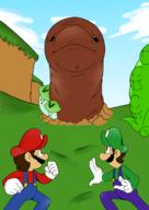 artist:toastedpotato game:Mario_and_Luigi_Superstar_Saga luigi mario meat streamer:vinny // 1480x2093 // 1.2MB