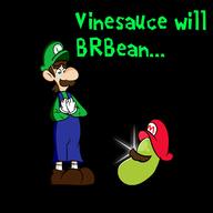 artist:bazookaalfonso beans brb game:Mario_and_Luigi_Superstar_Saga streamer:vinny // 2500x2500 // 355.3KB