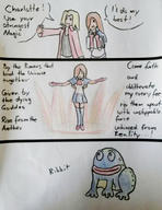 artist:Schildpatt charlotte frog game:castlevania:_portrait_of_ruin jonathan magic streamer:vinny // 768x998 // 124.8KB