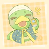 artist:azulotus birthday game:animal_crossing game:animal_crossing_new_horizons scoot streamer:vinny // 1200x1200 // 846.4KB