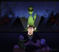 alien artist:Astralbarzz chat fren game:voices_of_the_void streamer:joel // 1000x885 // 825.2KB
