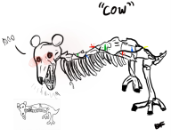 artist:defridgerator cow game:game_&_wario skeleton speed_drawing streamer:vinny // 750x600 // 118.7KB