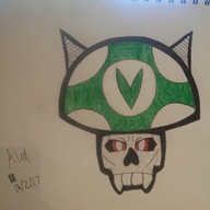 mushroom streamer:joel vinesauce // 1920x1920 // 861.9KB