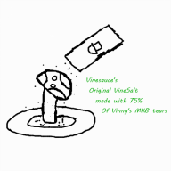 game:mario_kart_8 salt streamer:vinny vinesauce_logo // 431x431 // 21.5KB