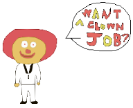artist:bizzib clown clown_job game:tomodachi_life streamer:vinny // 252x205 // 7.4KB