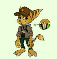artist:keroa game:ratchet_and_clank lombax streamer:vinny // 1223x1280 // 530.0KB