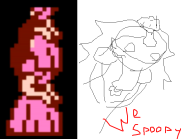 artist:sopres corruptions game:super_mario_bros_2 peach spooky // 656x477 // 94.6KB