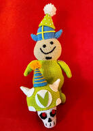 artist:misnova birthday crochet fren streamer:joel vargFren vargshroom // 662x927 // 985.2KB