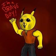 artist:blankfaece bootleg brave_boy pikachu streamer:joel // 1024x1024 // 303.2KB