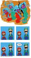 Merri artist:alpha00zero game:Mario_and_Luigi_Superstar_Saga gigi luigi mario streamer:vinny // 1125x2100 // 1.2MB