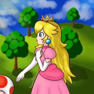 artist:Kasumi_draws game:Mario_and_Luigi_Superstar_Saga princess_peach streamer:vinny // 2000x2000 // 3.4MB