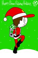 artist:artfoliosoftware bean christmas streamer:vinny trash // 811x1243 // 156.2KB