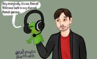 artist:salmiakki kermit muppets streamer:vinny sunday_stream // 808x492 // 242.6KB