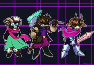 artist:MothEmulator game:deltarune streamer:jabroni_mike streamer:joel streamer:vinny // 1280x892 // 660.2KB