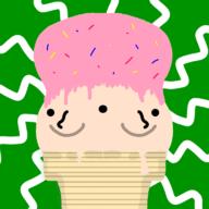 artist:tommytherock game:miitopia ice_cream streamer:vinny two_faced // 768x768 // 110.7KB