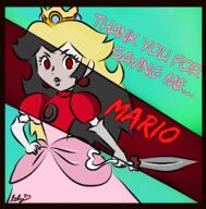 artist:summertime corruptions game:super_mario_world princess_peach streamer:vinny // 1281x1299 // 669.5KB