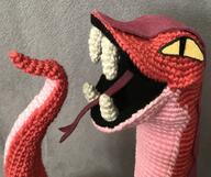 artist:misnova crochet laughing_snakes streamer:vinny // 1024x860 // 298.8KB