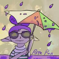artist:grunesdragon game:splatoon_2 streamer:vinny umbrella // 1000x1000 // 563.3KB