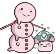 artist:bobamiruku game:minecraft snowman streamer:vinny // 2000x1921 // 791.6KB