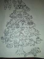 artist:BalladeExe chirstmas christmas_tree streamer:vinny // 1872x2496 // 1.2MB