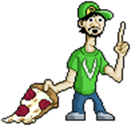 artist:mrweirdguy pixel_art pizza streamer:vinny // 98x94 // 2.2KB