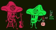 King_Crimson Robert_Fripp animation artist:Ar_e_en game:baba_is_you gif guitar mushroom streamer:vinny // 750x400 // 107.4KB