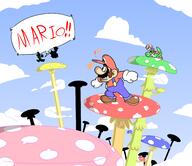 Game:New_Super_Mario_Bros._Wii artist:Dunkeyshspittle luigi mario streamer:vinny toad yoshi // 2400x2074 // 736.2KB